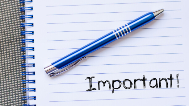 大切なお知らせ