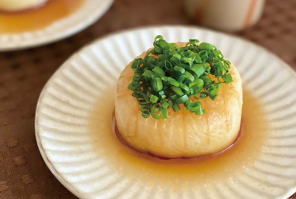 大根のポン酢ステーキ