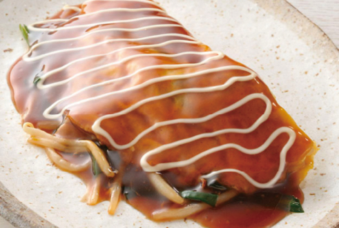 ニラともやしのトンペイ焼き
