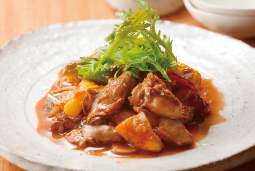 カキのみそ焼き