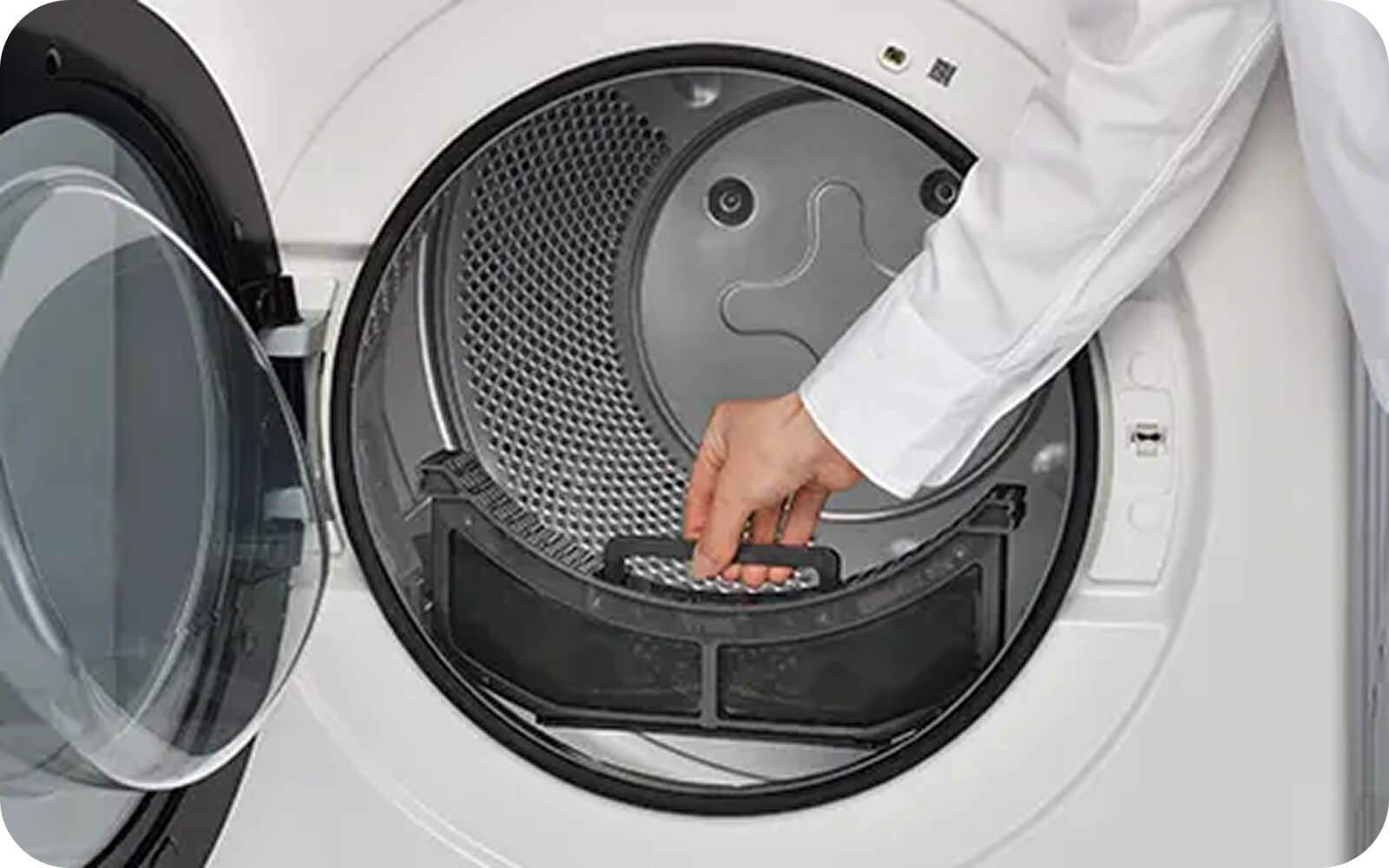 新設計の糸くずフィルター