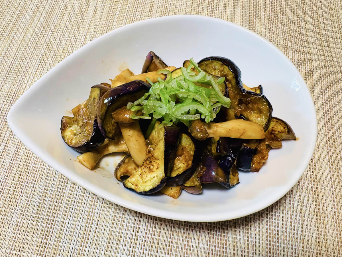 信州たっぷり！なすとエリンギのくるみ味噌
