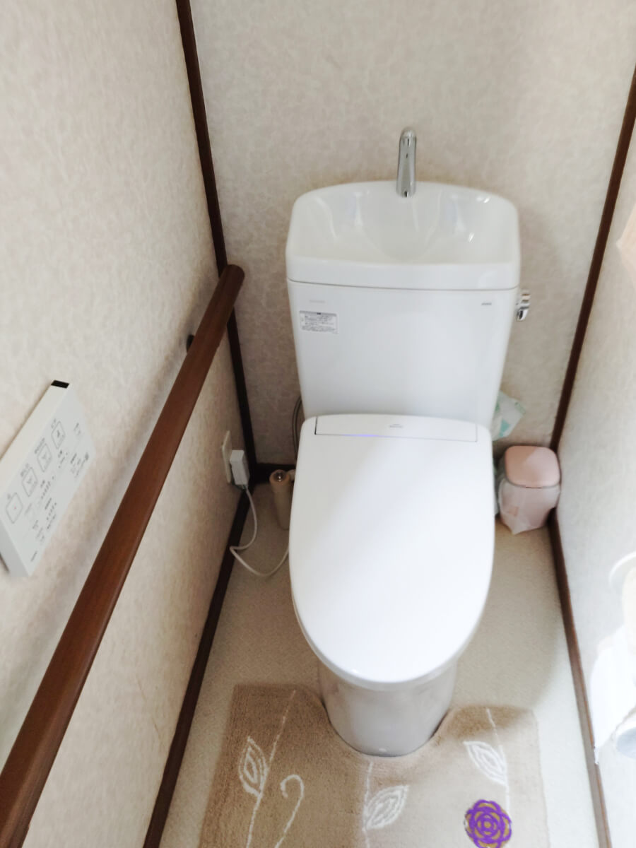 【長野県富士見町】古いトイレから最新節水トイレへ交換！操作性アップ＆水道代節約