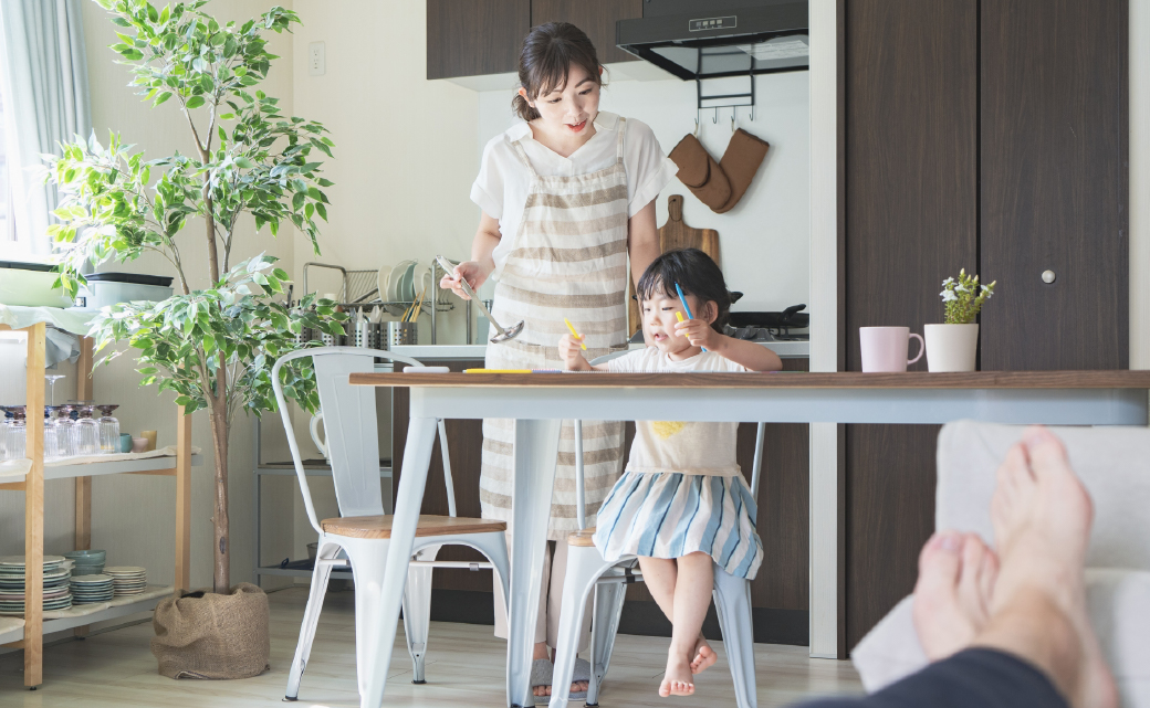 お子様の誕生や成長。日々変わるライフスタイルに柔軟に対応できます。